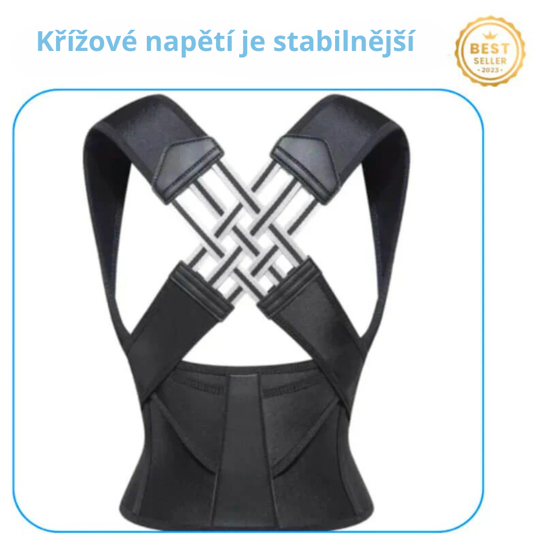 Upravuje držení těla a zmírňuje bolesti zad