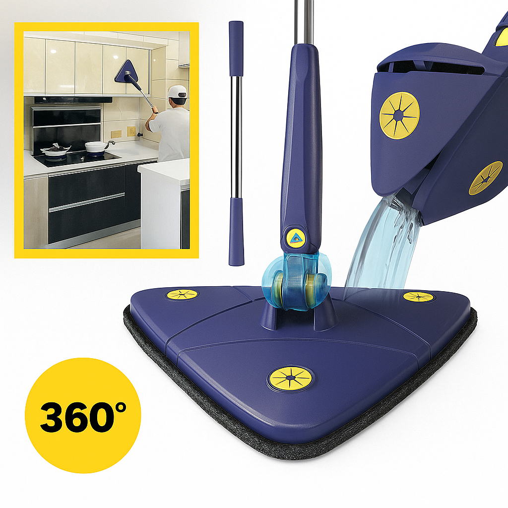 360° čistič podlah - čistič podlah s mopem