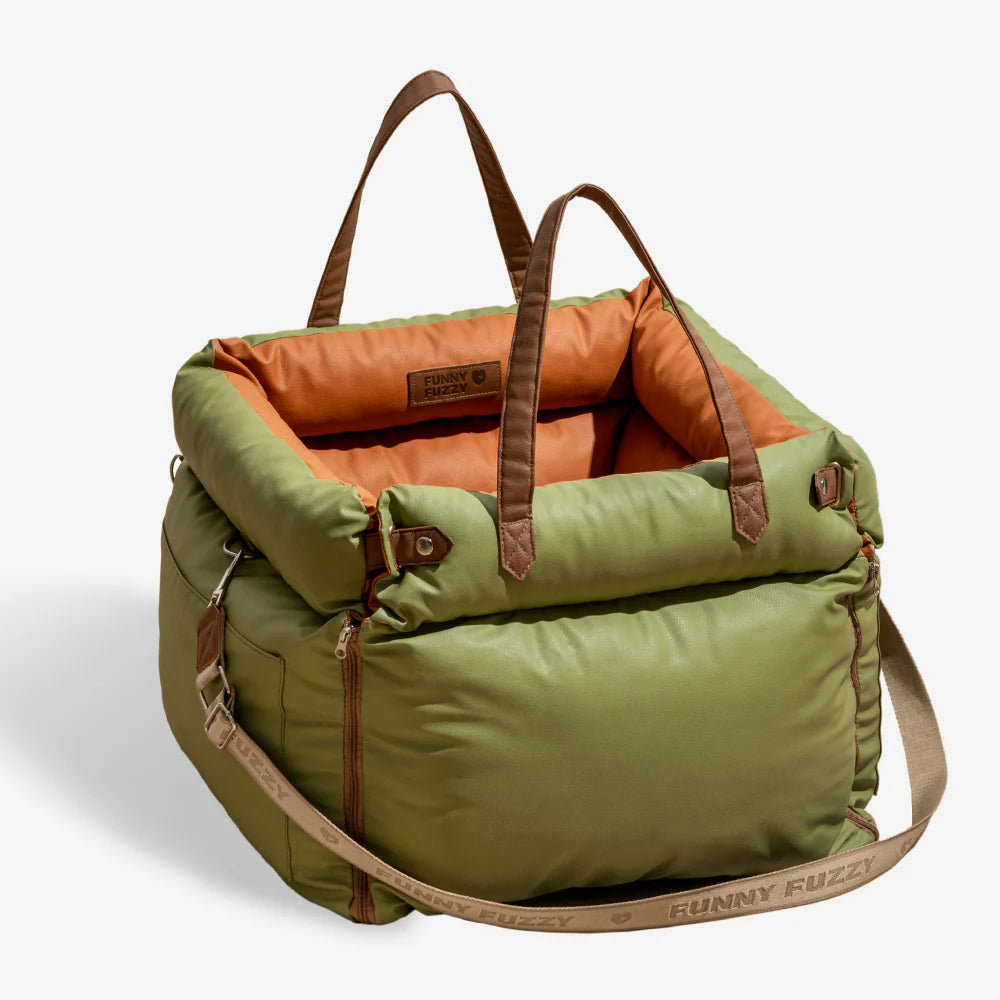 Luxusní podsedák pro psy z umělé kůže - Urban Voyager