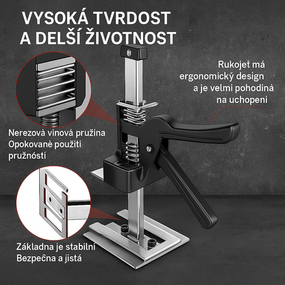 Silná paže Lifting Aid | Prevence bolesti zad s nosností 150 kg z robustní nerezové oceli